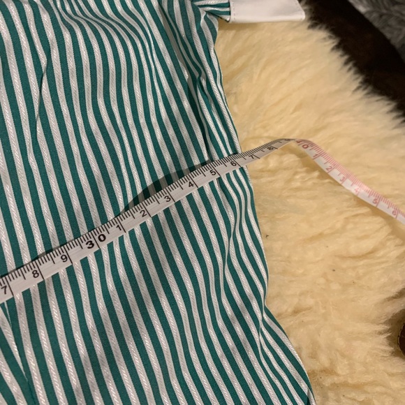 Combined short sleeve shirt with green stripes - Picture 5 of 5